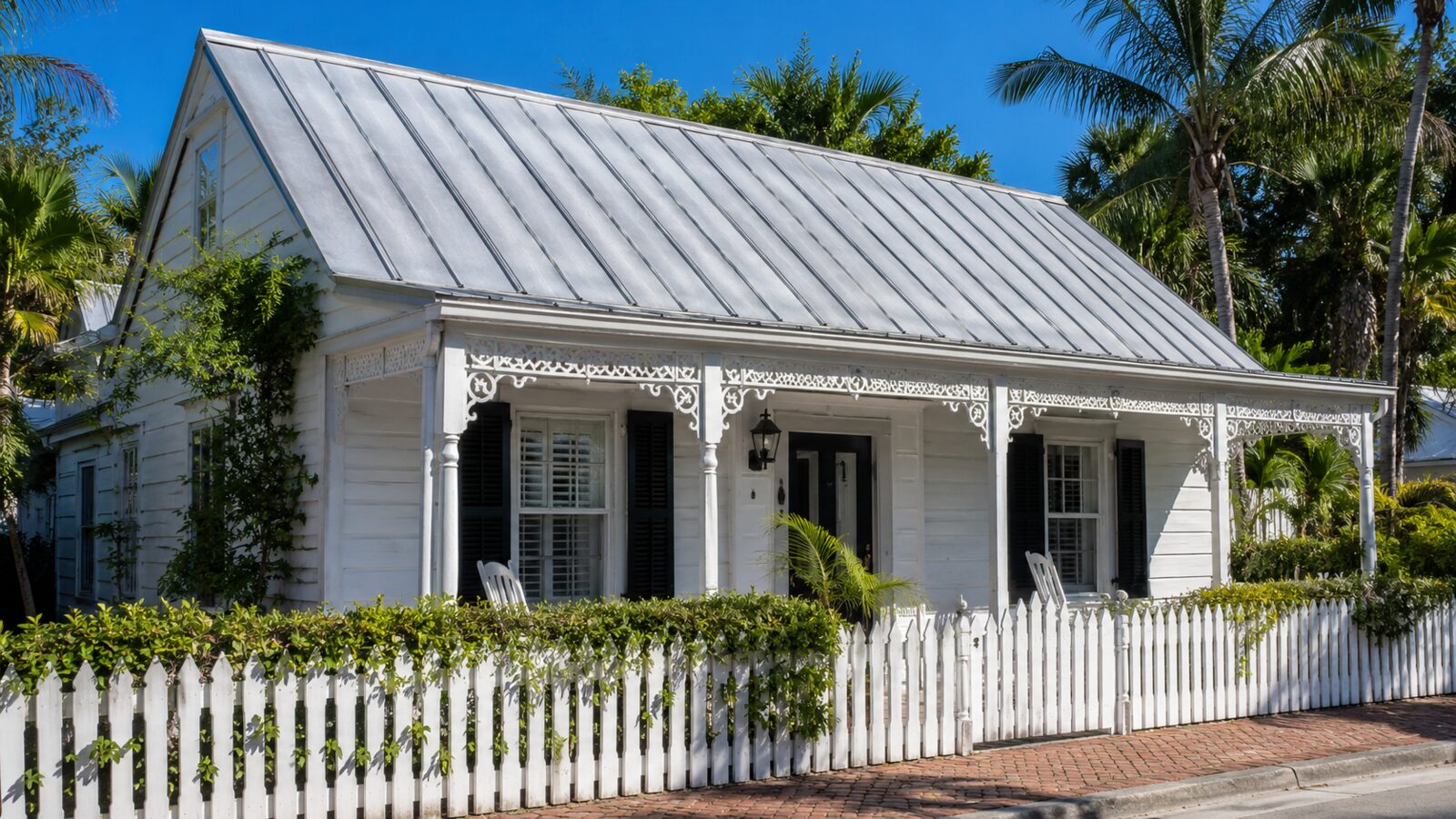5V-crimp tin roofing in Key West, FL